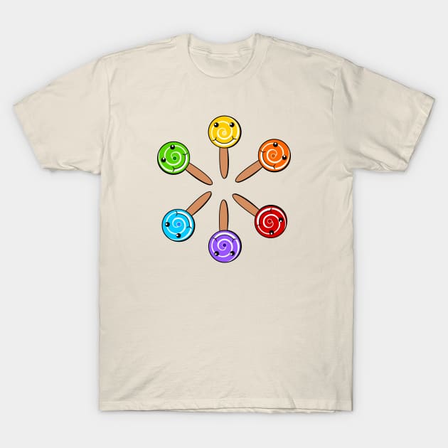 Lollipop Carousel T-Shirt by traditionation